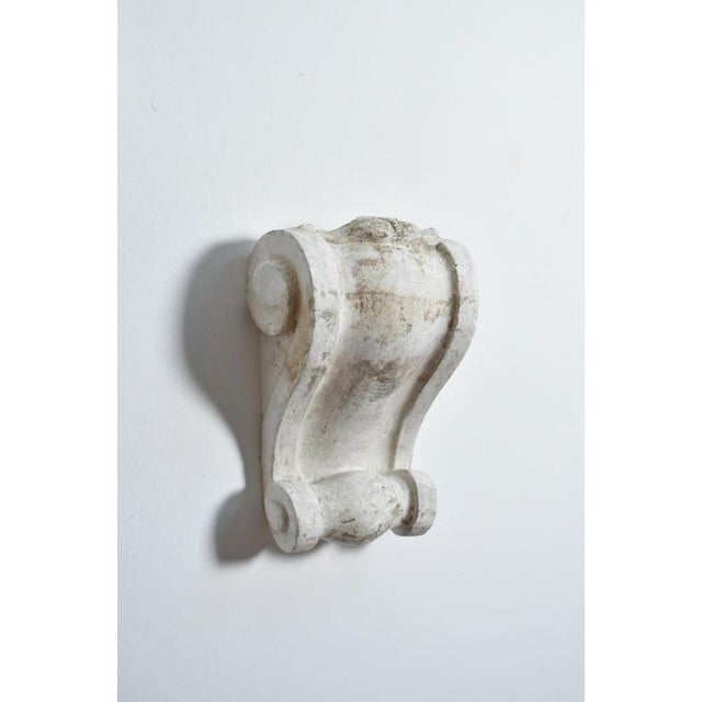 Plaster Scrolls Wall Sconces, 1930s, Set of 2 For Sale - Image 3 of 6
