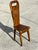 Sculptural High-Back Chair in Olive Wood, France, 1960s For Sale - Image 9 of 9
