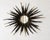 Large Brutalist Sunburst Mirror in Patinated Metal with Gilt Highlights, Europe, 1970 For Sale - Image 9 of 9