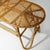 Wicker Coffee Table with Oval Top, 1950s For Sale - Image 11 of 15