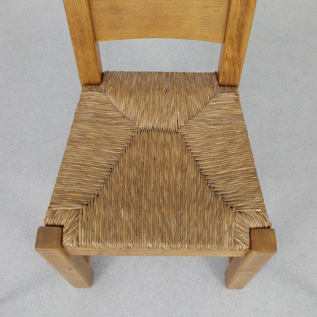 Beige Brutalist Dining Chairs, 1970s, Set of 4 For Sale - Image 8 of 9