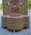 Moroccan Olive Green & Burgundy Mosaic Tile Fountain / Rafraf Style For Sale In Orlando - Image 6 of 9