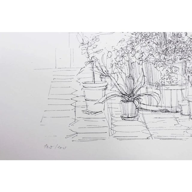 Jurg Keller, Jardin Sud, 1970, Lithograph For Sale - Image 7 of 11