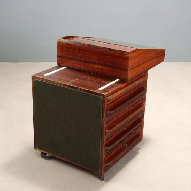 Chest of Drawers with Desk, 1960s For Sale - Image 9 of 11