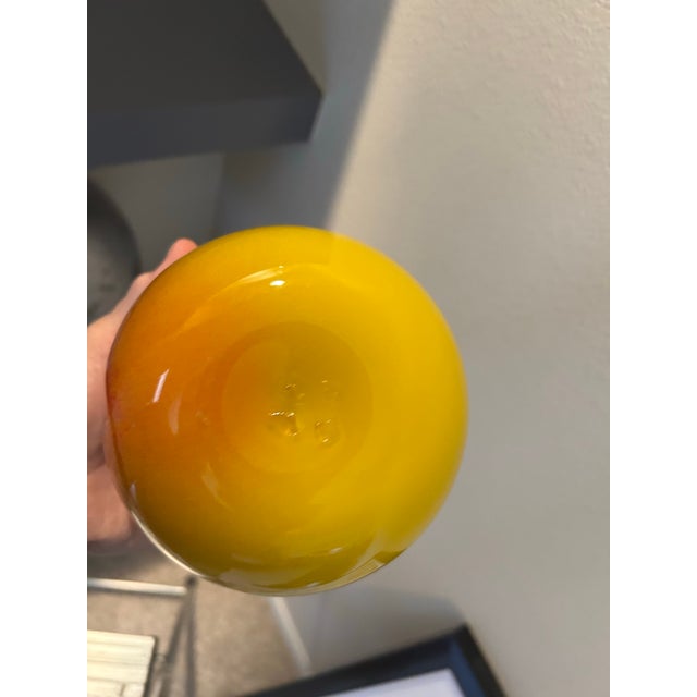 Oversized Art Glass Cherry Trio / Laguna Beach Gallery Purchase / Hand Blown Studio Glass For Sale - Image 6 of 11