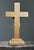 Vintage European Folk Art Modernist Hand Carved Crucifix Sculpture For Sale - Image 9 of 10