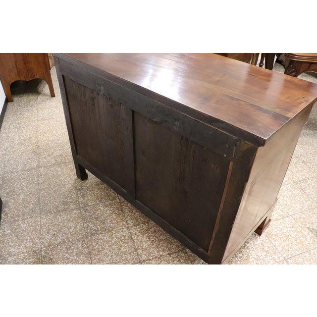 Antique Chest of Drawers in Walnut and Gilded Bronze For Sale - Image 10 of 15