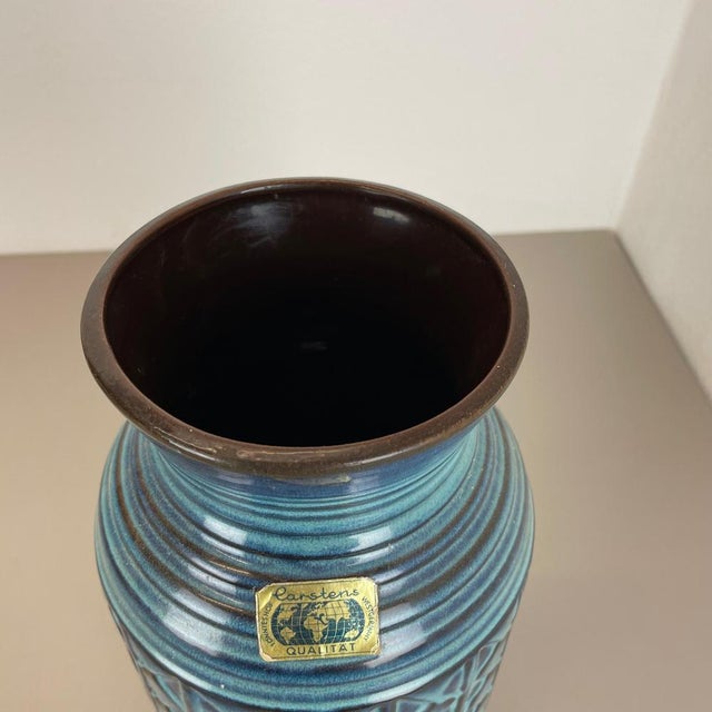 Ceramic Large Brutalist Fat Lava Ceramic Vase from Carstens Tönnieshof, Germany, 1970s For Sale - Image 7 of 18