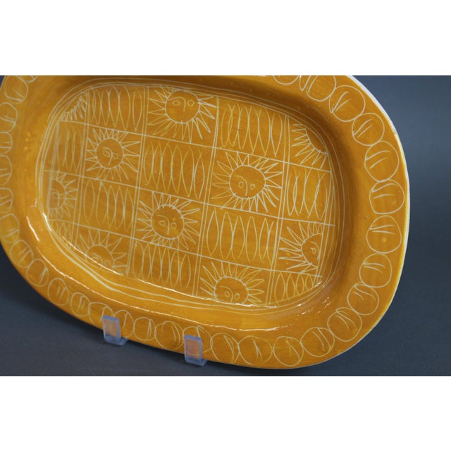 Vintage French Ceramic Platter by Jacques Pouchain, 1950s For Sale - Image 11 of 18