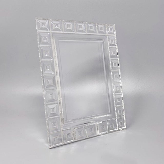 Mid-Century Modern Heavy Crystal Picture Frame from Rosenthal, 1960s For Sale - Image 10 of 18