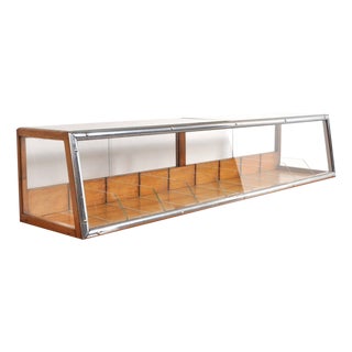 Vintage Display Cabinet in Oak by Minks, 1920s For Sale