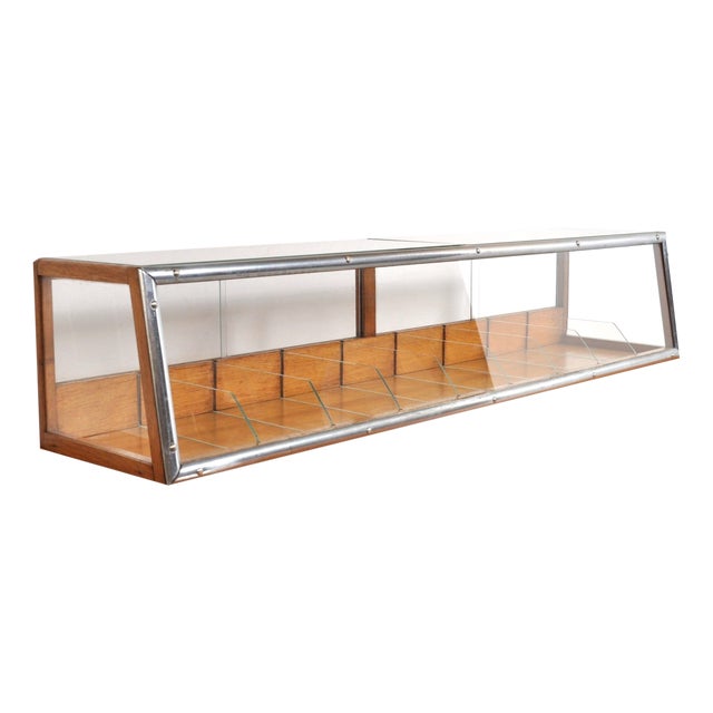Vintage Display Cabinet in Oak by Minks, 1920s For Sale