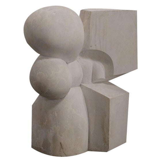 Pol Spilliaert, Abstract Sculpture, Plaster For Sale