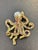 Bochic "Orient" Vintage Fancy Sapphire & South Seal Baroque Pearl Brooch For Sale - Image 10 of 18