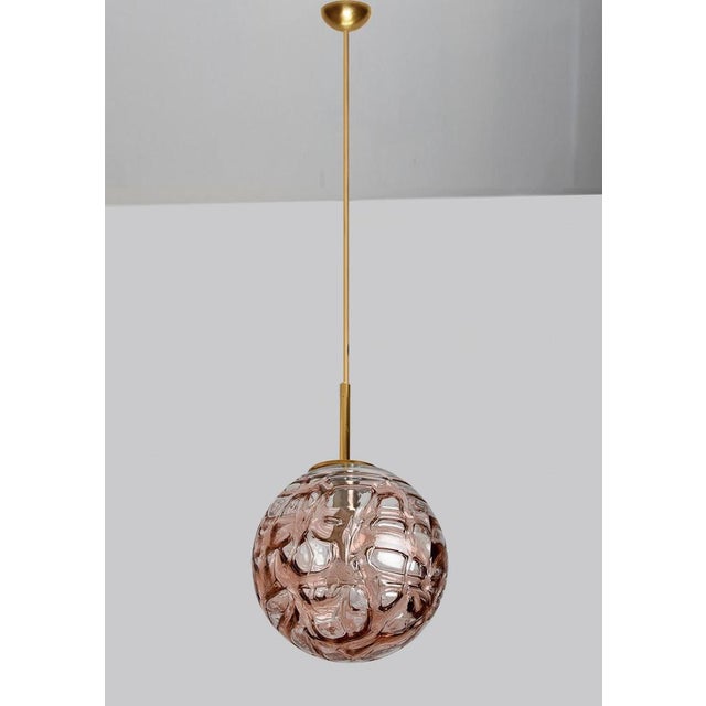 Cascade Hanging Light Fixture with Eight Murano Glass Globes, 1960s For Sale - Image 6 of 18
