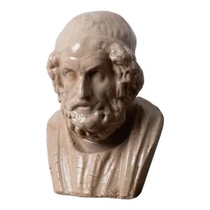 Porcelain Bust of Homer