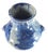 Lg. Chinese or European Cobalt Blue Reduction Glaze Ceramic W/ Jug Elephant Handles For Sale In New York - Image 6 of 10