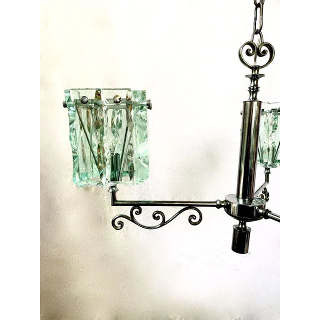 Vintage Chandelier from Cristal Art For Sale - Image 4 of 11