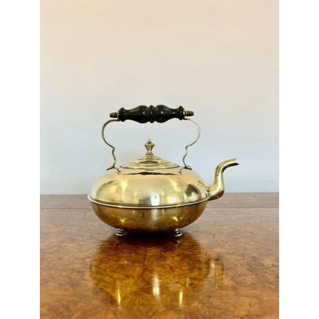 Metal Victorian Brass Kettle, 1850s For Sale - Image 7 of 7