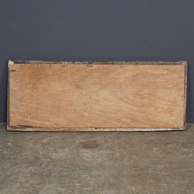 Framed Enamelled Metal London Street Sign for WC2 Strand, 1917 For Sale - Image 6 of 8