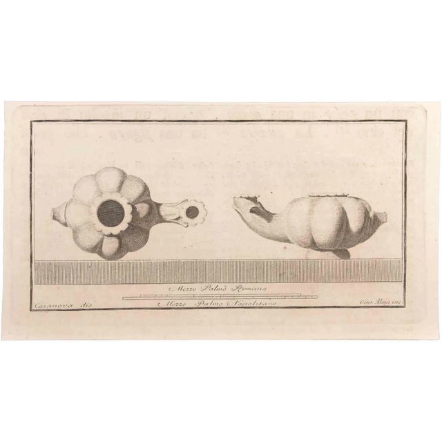 Oil lamp is an etching realized by giovanni battista casanova (1735-1810). The etching belongs to the print suite...