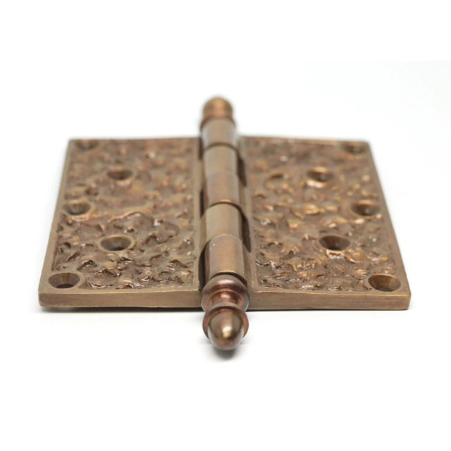 Late 20th Century Yale & Towne Textured. Butt Door Hinge For Sale - Image 4 of 6