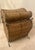 Elevate your space with this striking vintage Bombay-style wicker storage trunk. Combining rustic texture with elegant...