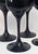 Vintage Onyx Black Goblets- Set of Four For Sale - Image 9 of 10