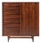 1950s Svend A. Madsen Dresser in Rosewood for Falster Møbelfabrik, Denmark. For Sale