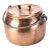 Antique Copper Stock Pot Cauldron With Wrought Iron Handle For Sale