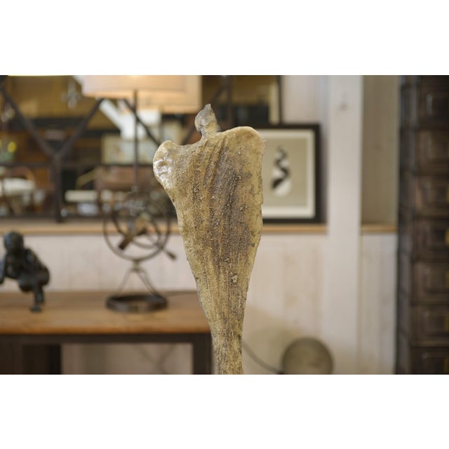 Unknown, Raku Statue, 1960s, Ceramic For Sale - Image 9 of 11