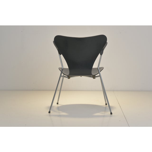 Armchair 3207 Arne Jacobsen for Fritz Hansen, Denmark, 1955 For Sale - Image 6 of 10