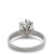 2010s Bespoke Platinum Diamond Engagement Ring 1.48ct For Sale - Image 5 of 9