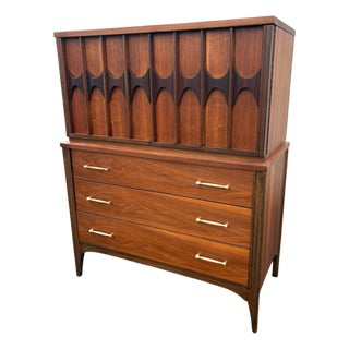 1960’s Mid Century Modern Kent Coffey Perspecta Tall Chest For Sale
