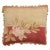 French 19th Century Aubusson Tapestry Pillow with Rose, Foliage and Tassels For Sale - Image 13 of 13
