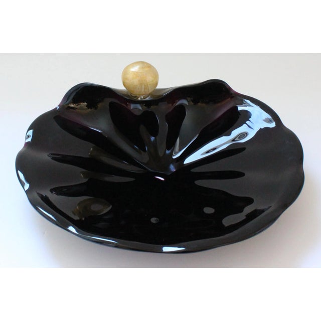 Contemporary Shell Serving Dish Murano Licio Zanetti Signed For Sale - Image 3 of 13