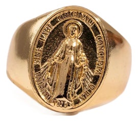 Example of Gold Finish Rings