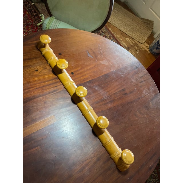 19thc Century Style Faux Bamboo Coat Rack For Sale In New York - Image 6 of 9