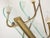 1930s Italian Art Deco Brass and Glass 8-Light Pendant For Sale - Image 15 of 15