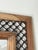 1980s Woven Lattice Work Mirror with Reeded Wooden Frame, 1980s For Sale - Image 5 of 10