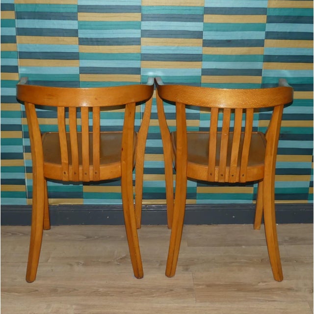 Bauhaus Wooden Desk Armchair in the style of Gropius, 1940s-1950s For Sale - Image 6 of 14