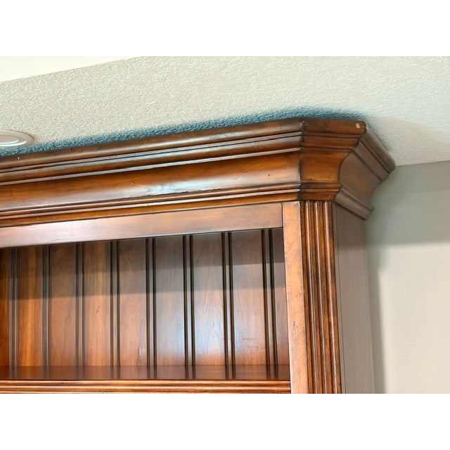 Traditional 1990s Large 7-Tier Traditional Bookshelf For Sale - Image 3 of 6