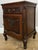 Vintage French Louis XVI Oak Bedside Table For Sale - Image 3 of 11