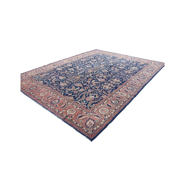 Mid-Century Modern Large Vintage Unique Oushak Rug - 9`10" X 12`8" For Sale - Image 3 of 6