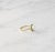 2020s Pearl & Emerald Halo Ring 14k Yellow Gold, Size 3.5 For Sale - Image 5 of 5