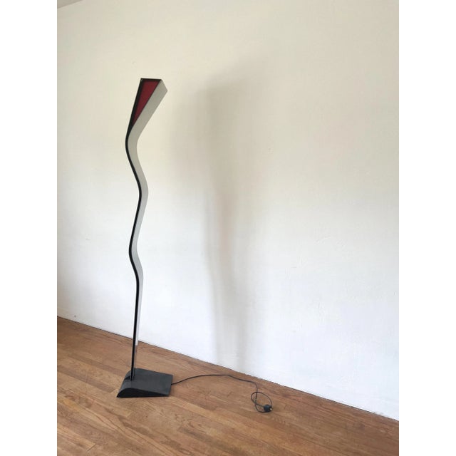 Fontana Arte 1970s Postmodern Sculptural Floor Lamp in the Style of Fontana Arte For Sale - Image 4 of 12