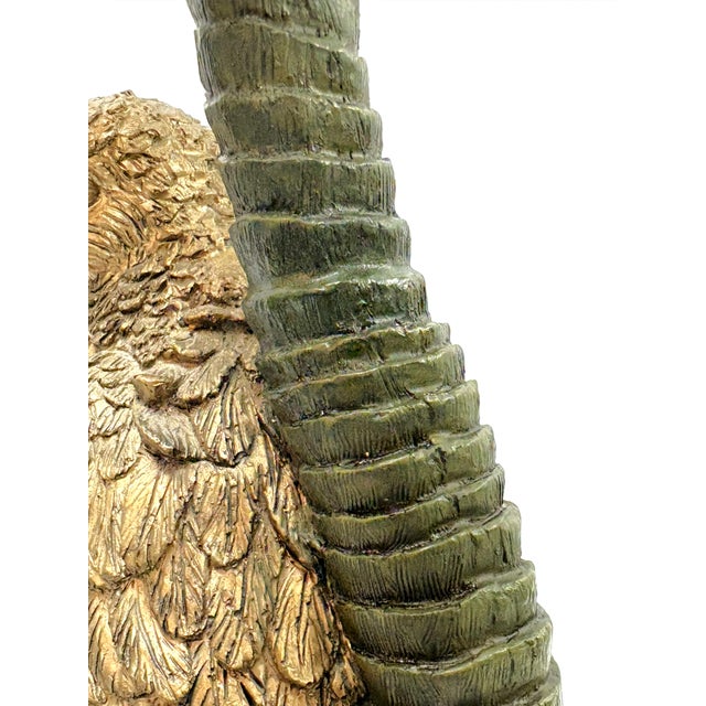 20th Century Palm Beach Chic Parrot and Palm Tree Lamps- A Pair For Sale - Image 18 of 18