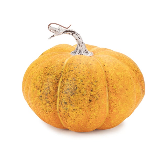 Modern Foam Pumpkin Decor (Set of 2) For Sale - Image 3 of 3