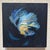Contemporary Betta Fish by Ryan Morse | Oil on Panel Oil painting of a colorful betta fish on a dark background. For Sale - Image 3 of 3