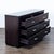 Modern Modern 6-Drawer Dark Wood Dresser With Silver Handles For Sale - Image 3 of 13